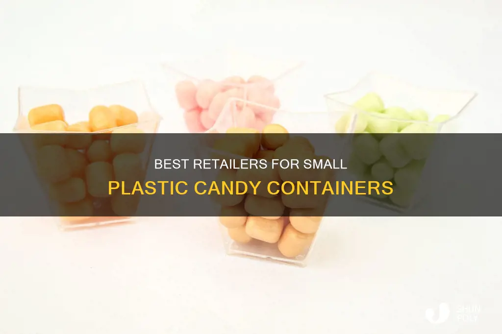 where to buy small plastic candy containers