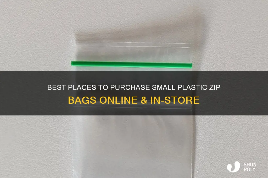where to buy small plastic zip bags
