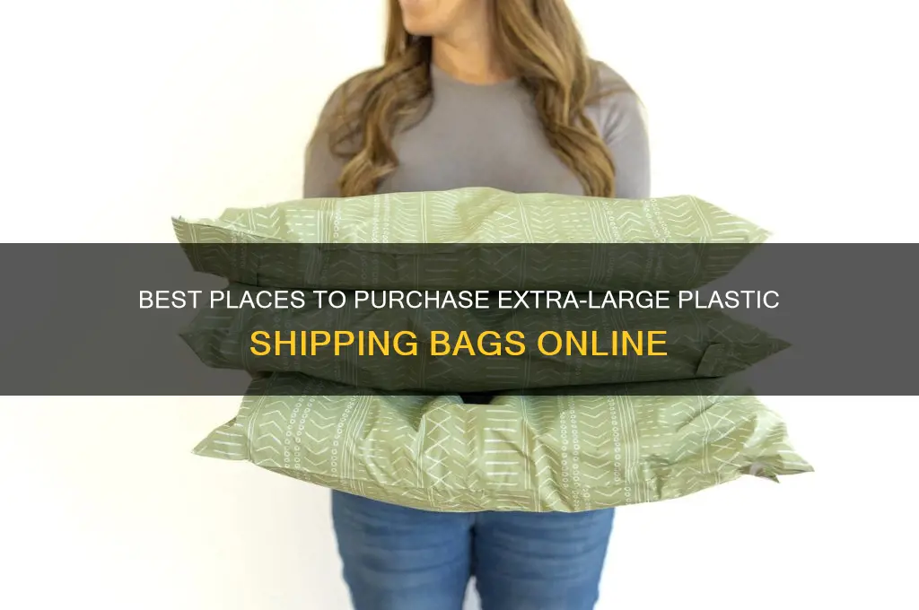 where to buy super large plastic bags for shipping