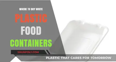 Best Places to Buy White Plastic Food Containers