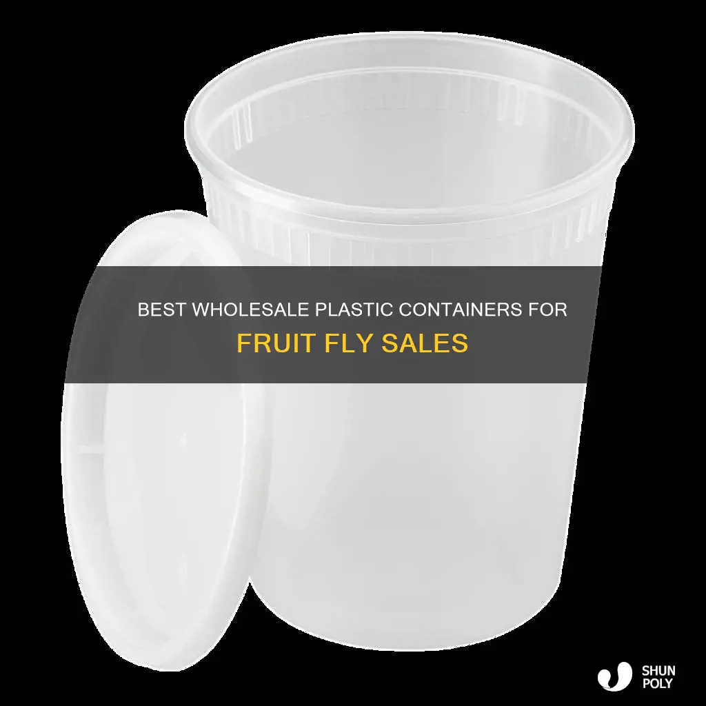 where to buy wholesale plastic containers for fruit fly sales