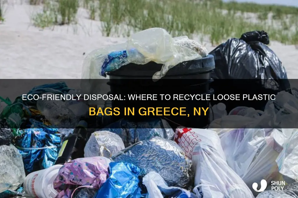where to dispose of loose plastic bags in greece ny