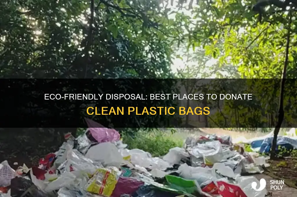 where to donate clean plastic bags
