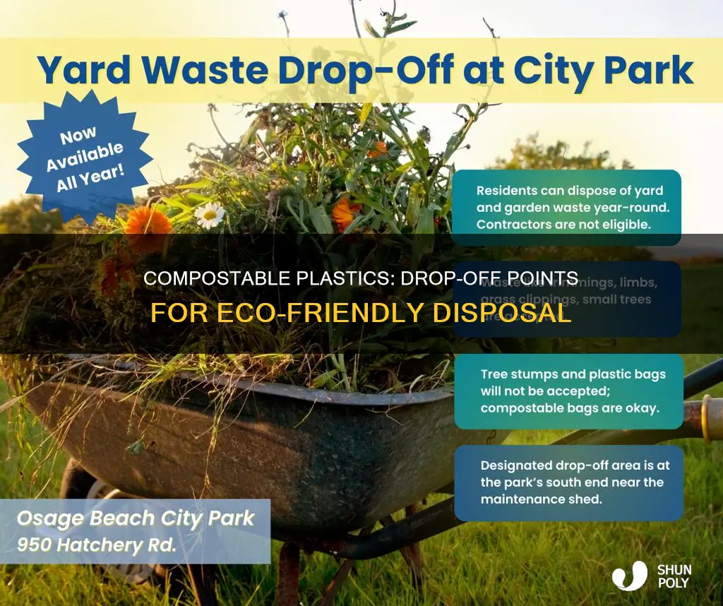 where to drop off compostable plastics