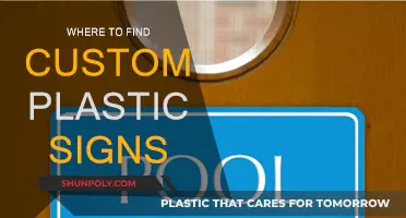 Custom Plastic Signs: Where to Find Them