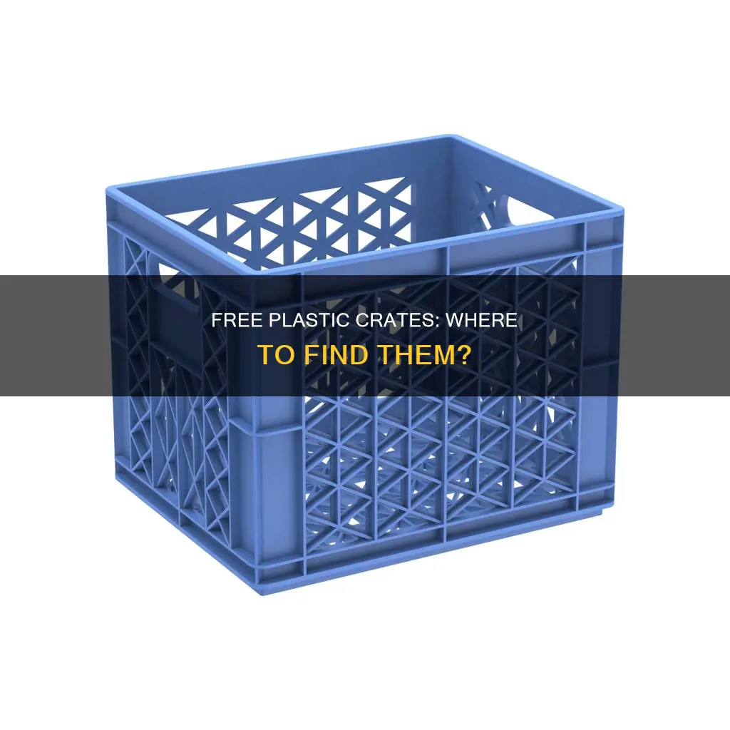 where to find free plastic crates