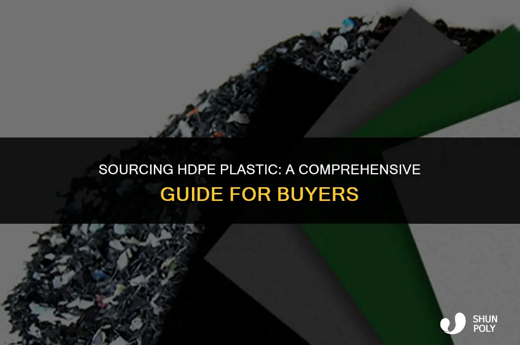 where to find hdpe plastic