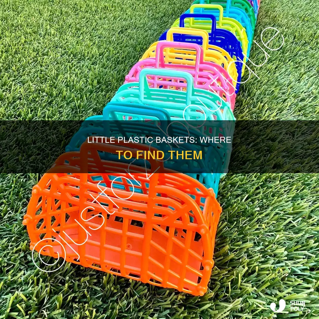 where to find little plastic baskets