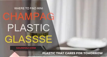 Mini Champagne Plastic Glasses: Where to Find Them