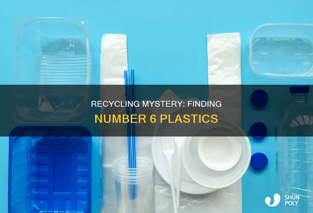 where to find number 6 plastic