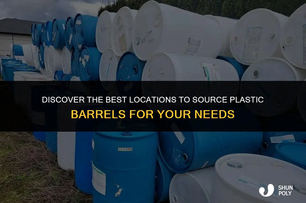where to find plastic barrels