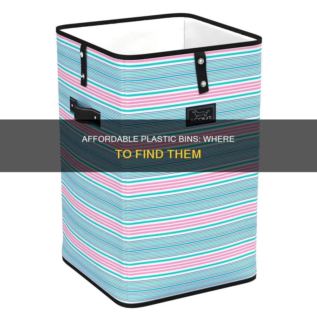 where to find plastic bins for afforadbale