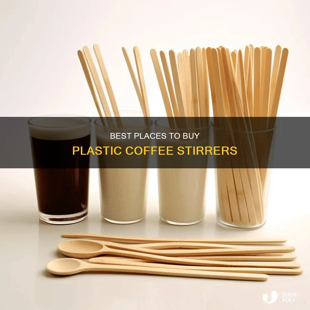 where to find plastic coffee stirrers