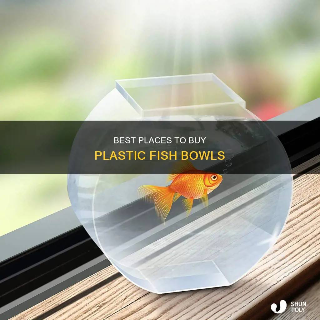 where to find plastic fish bowls