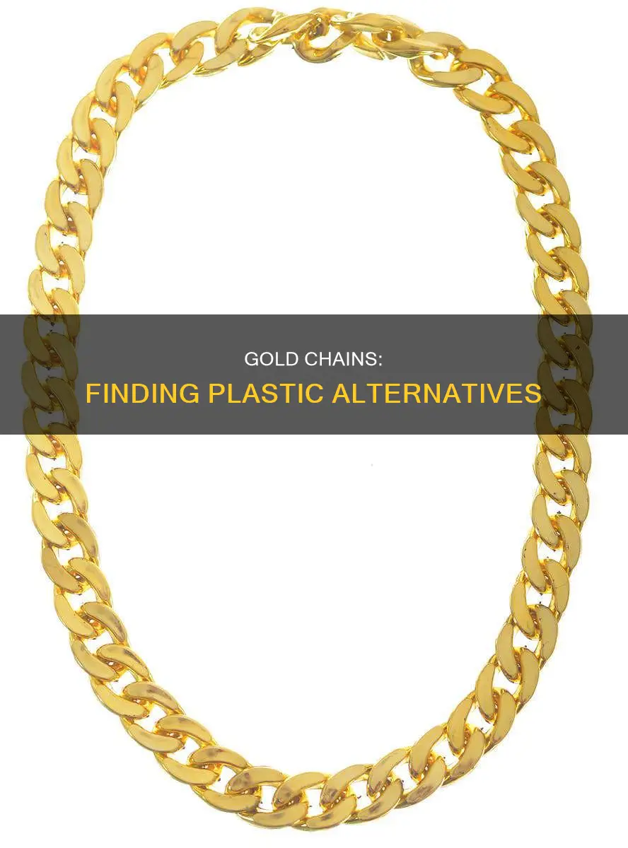 where to find plastic gold chains