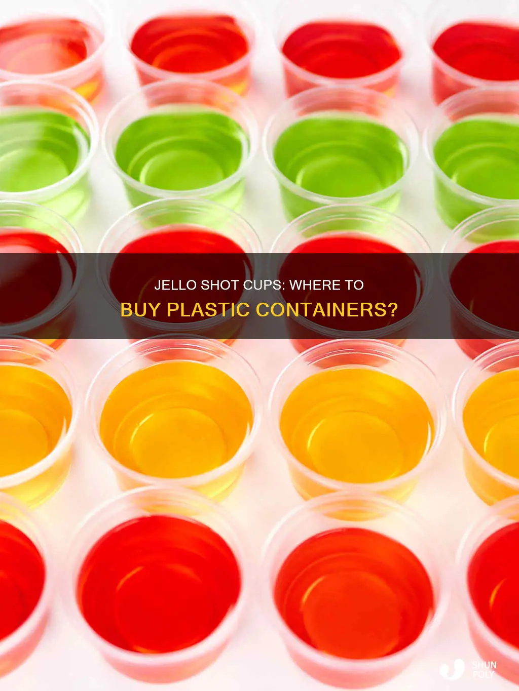 where to find plastic jello shot cups