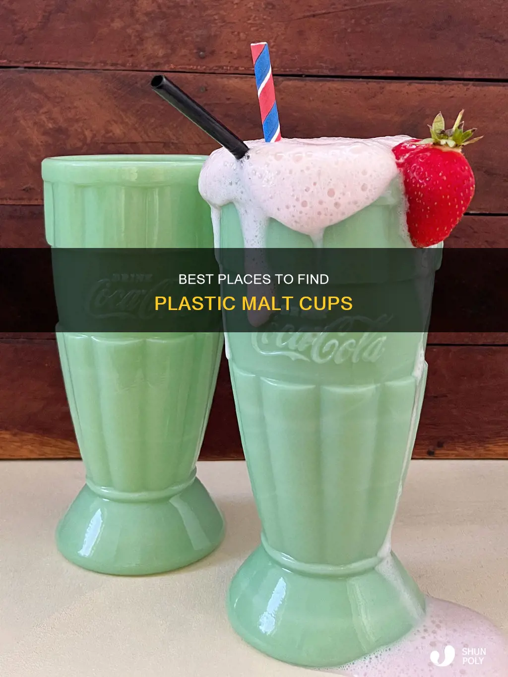 where to find plastic malt cus