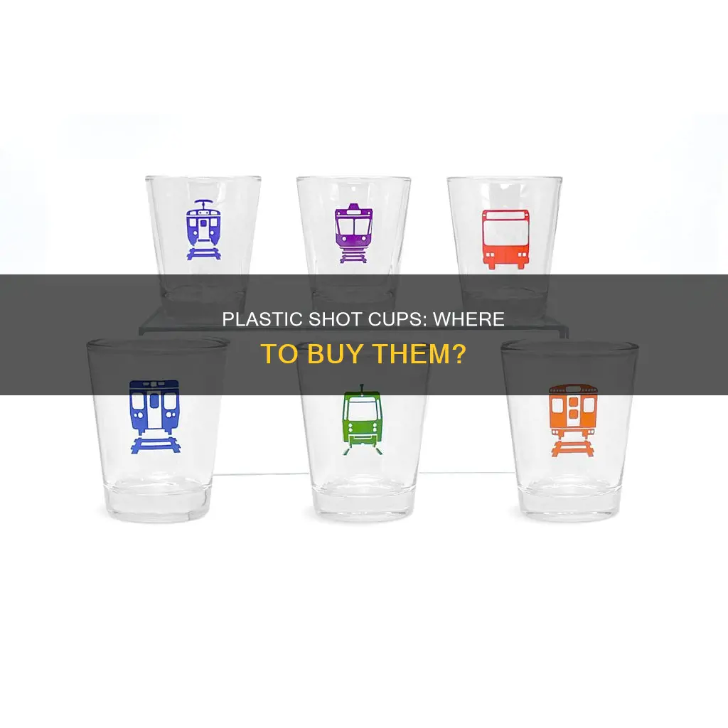 where to find plastic shot cups