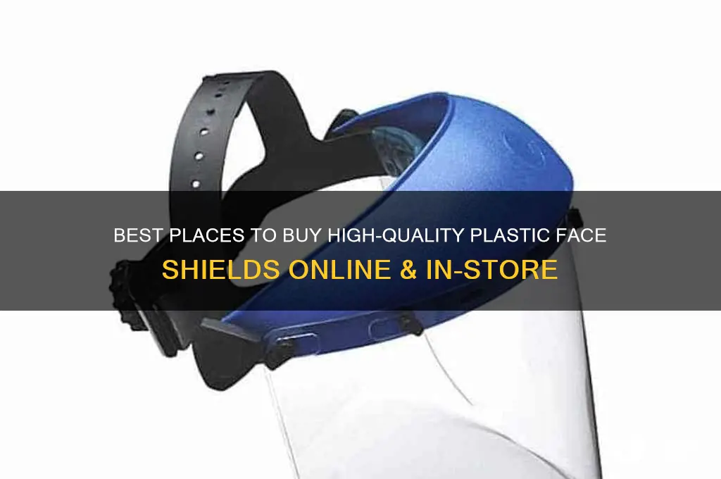 where to get a plastic face shield