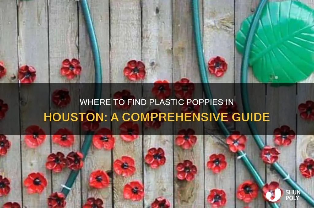 where to get a plastic poppy in houston