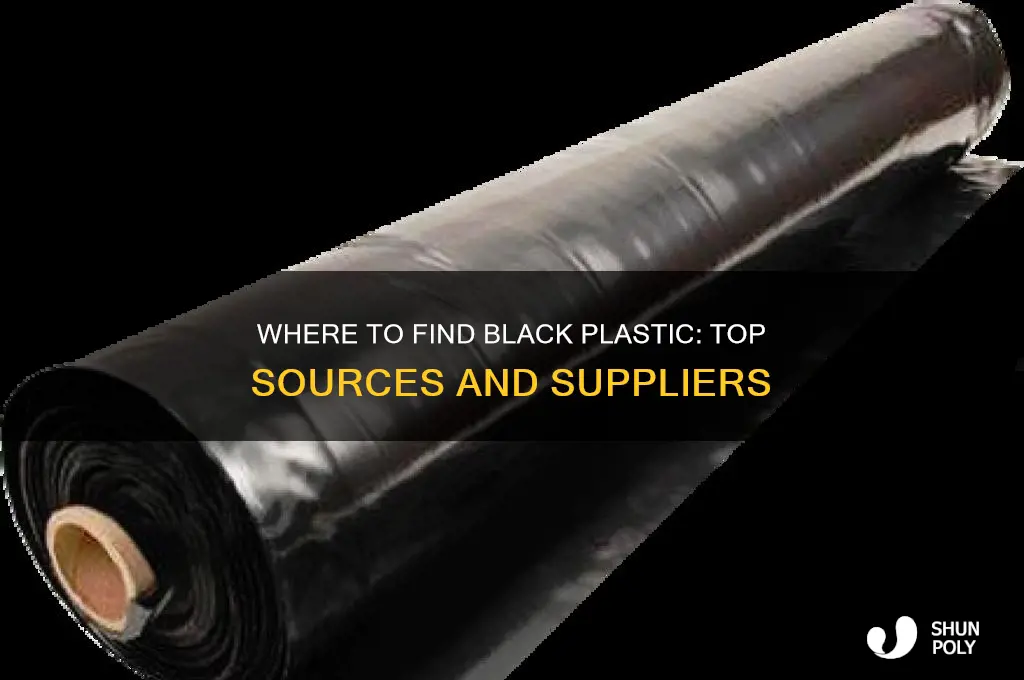 where to get black plastic