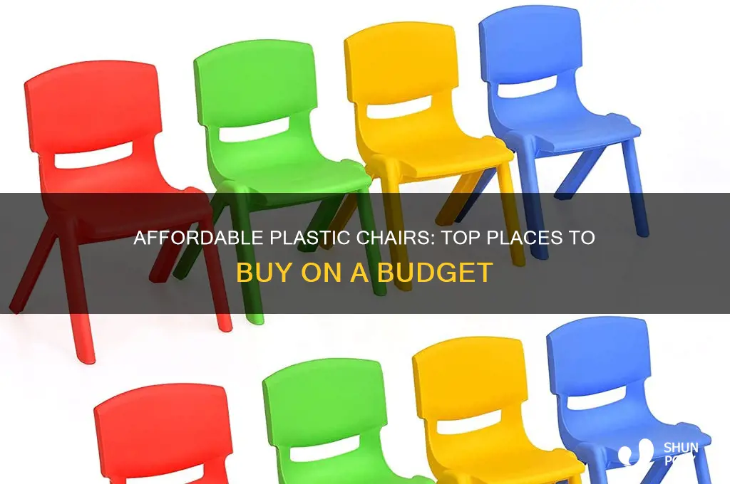 where to get cheap plastic chairs