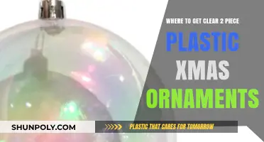 Best Places to Buy Clear 2-Piece Plastic Christmas Ornaments