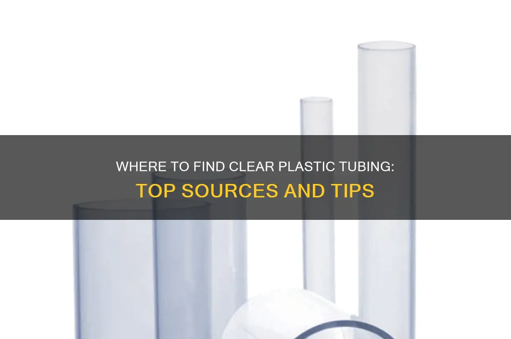 where to get clear plastic tubing
