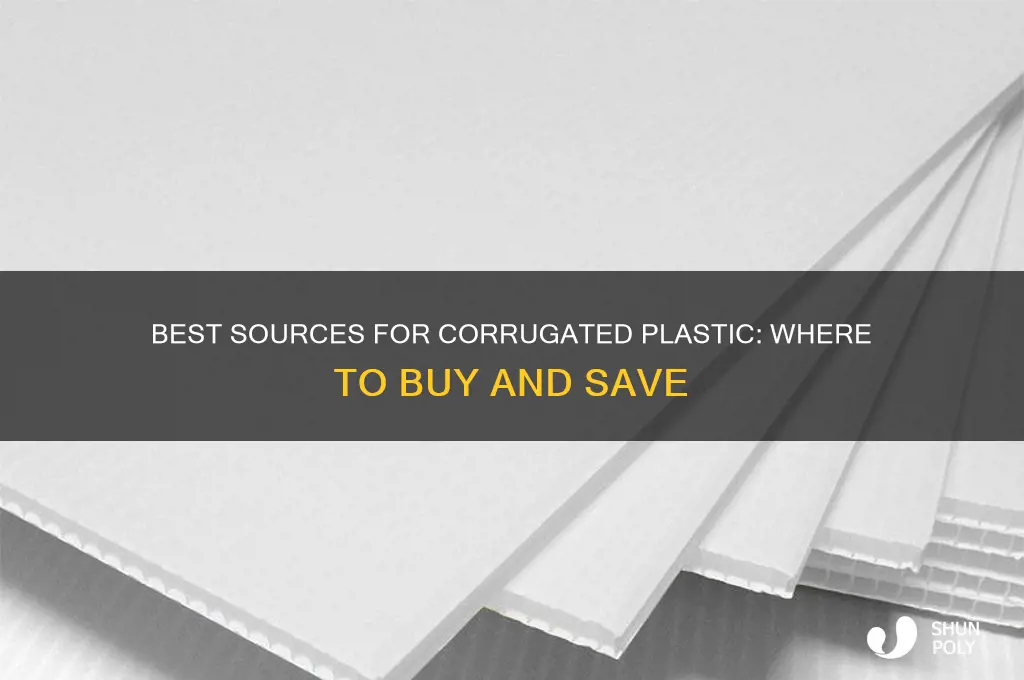 where to get corrugated plastic