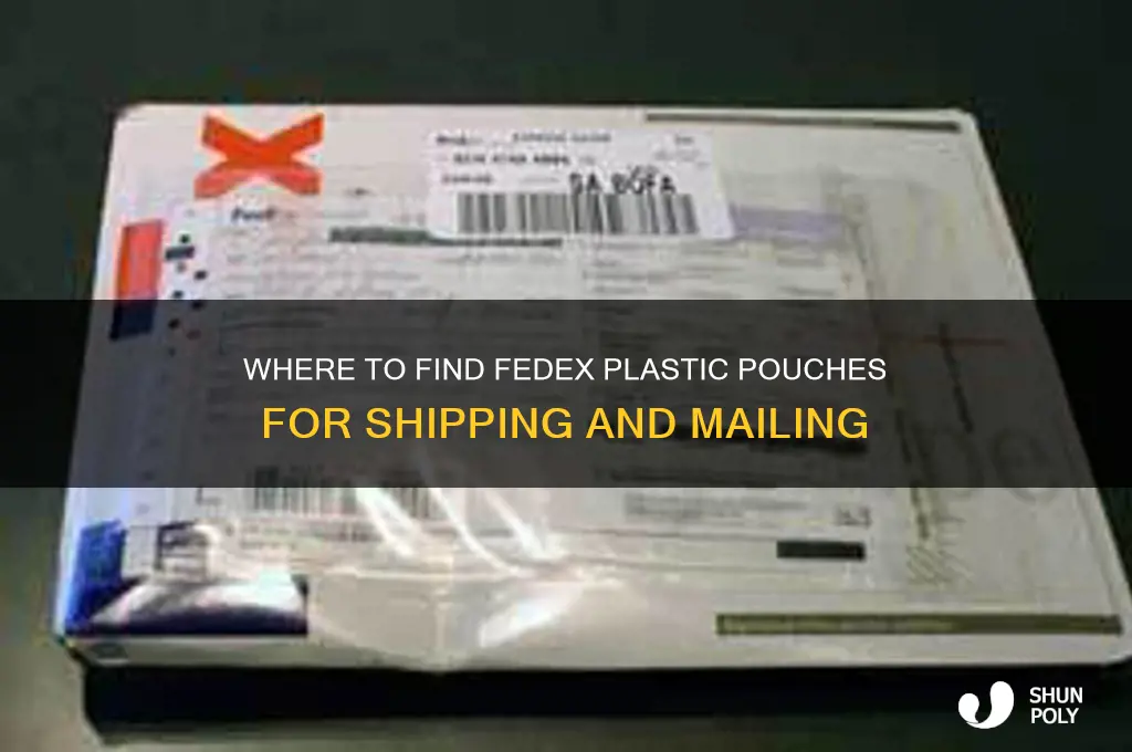 where to get fedex plastic pouches