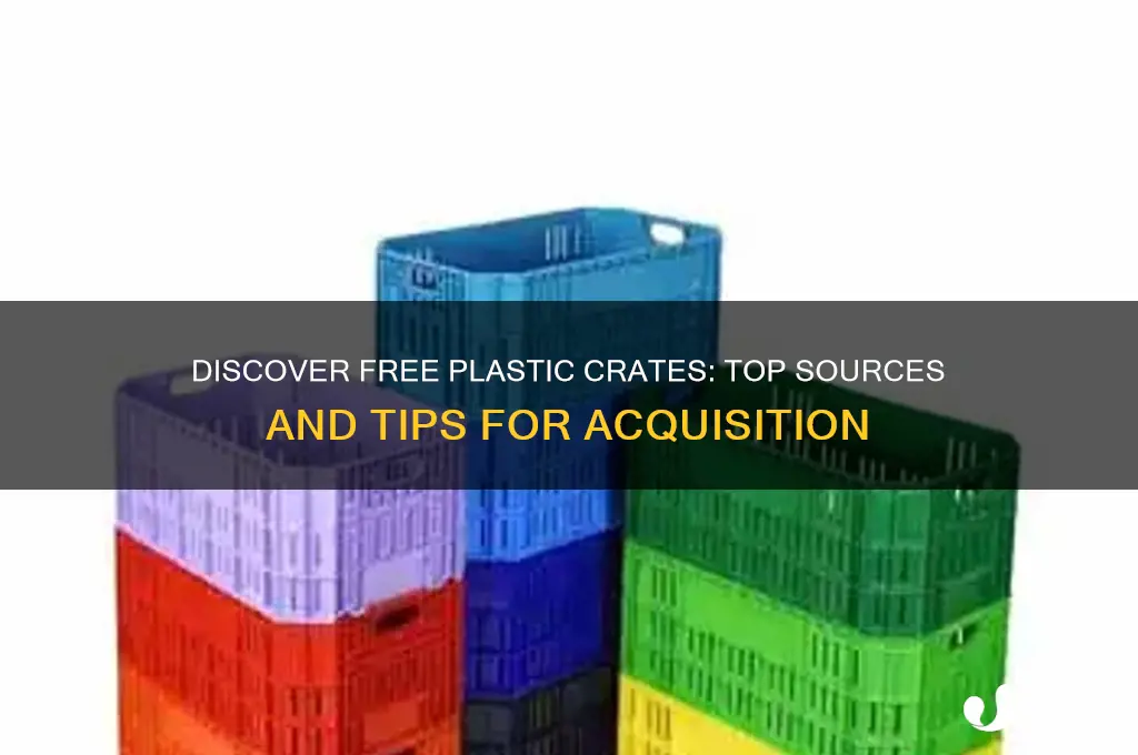where to get free plastic crates