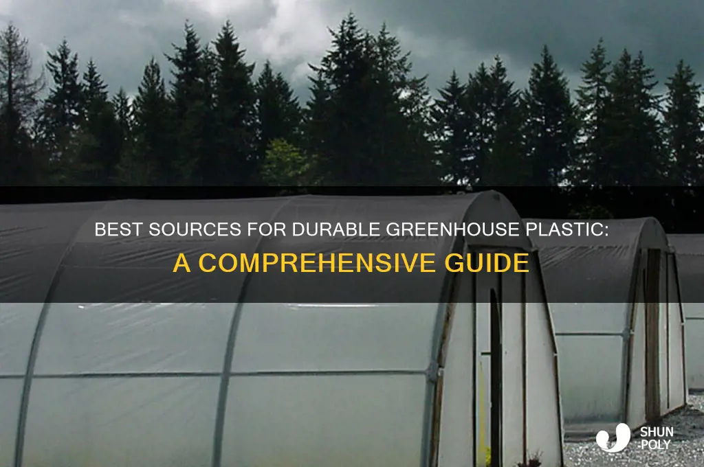 where to get greenhouse plastic