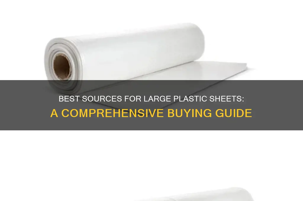 where to get large plastic sheet