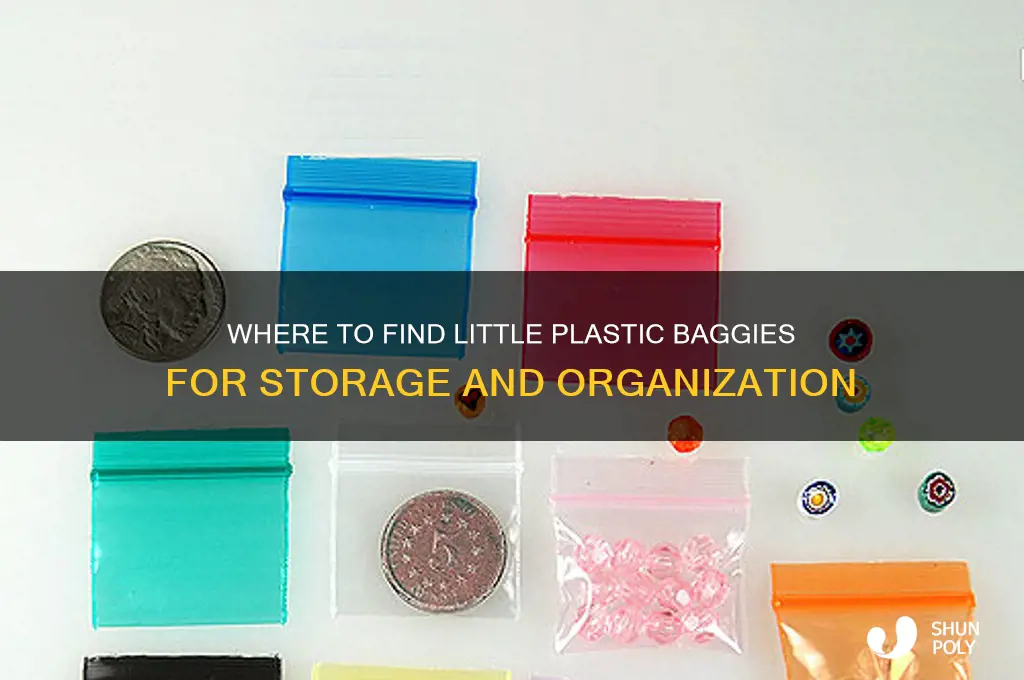where to get little plastic baggies