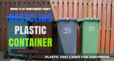 Recycling Plastic Containers: Montgomery County Drop-Off Locations