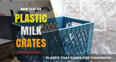 Where to Find Vintage Plastic Milk Crates for Your Projects