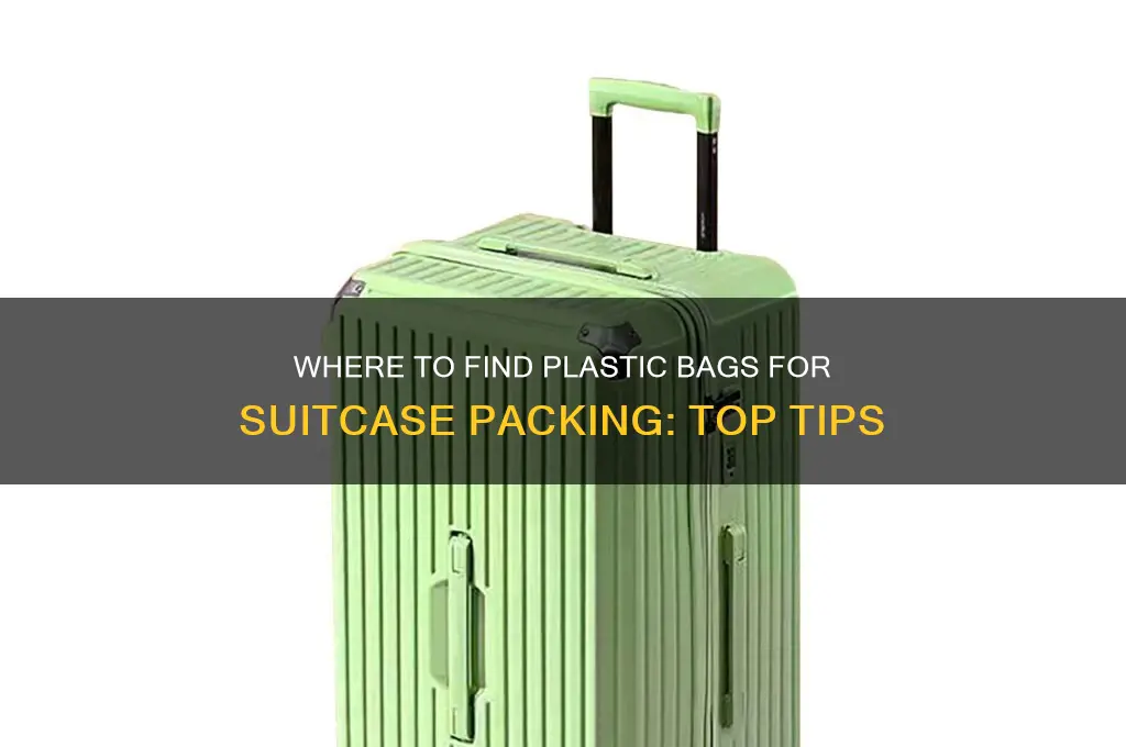 where to get plastic bag for suitcase