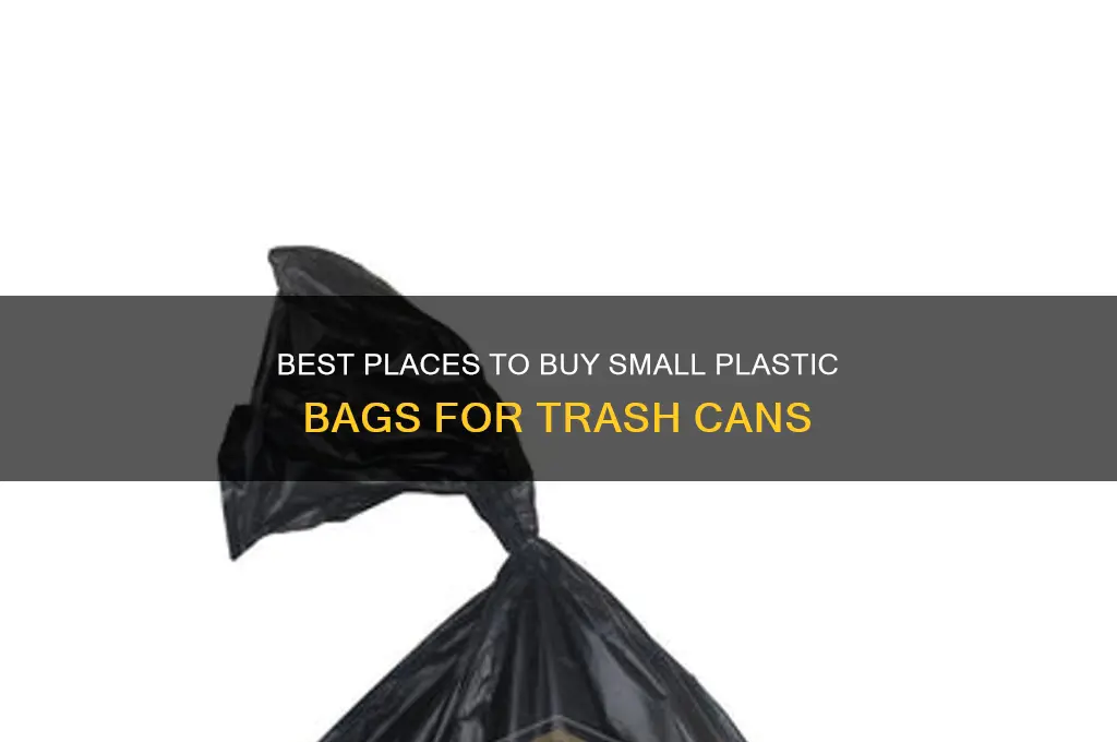 where to get plastic bags for small trashcan