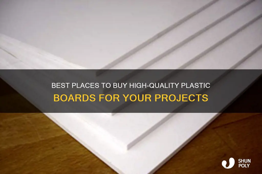 where to get plastic board