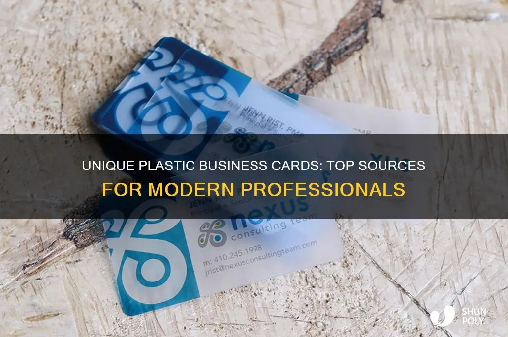 where to get plastic business cards