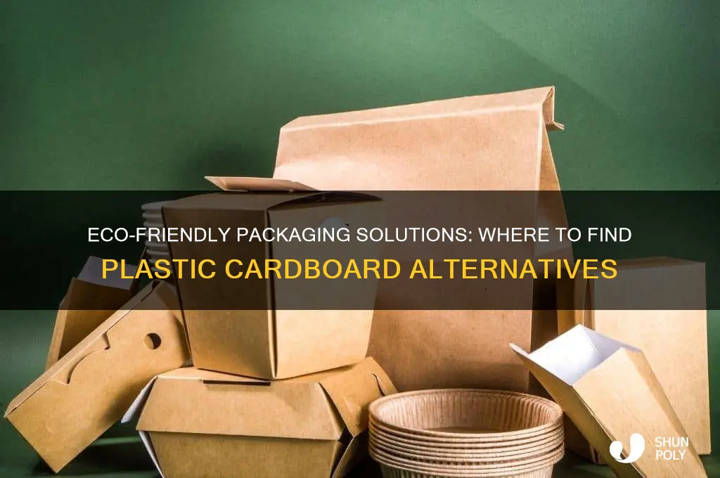 where to get plastic cardboard