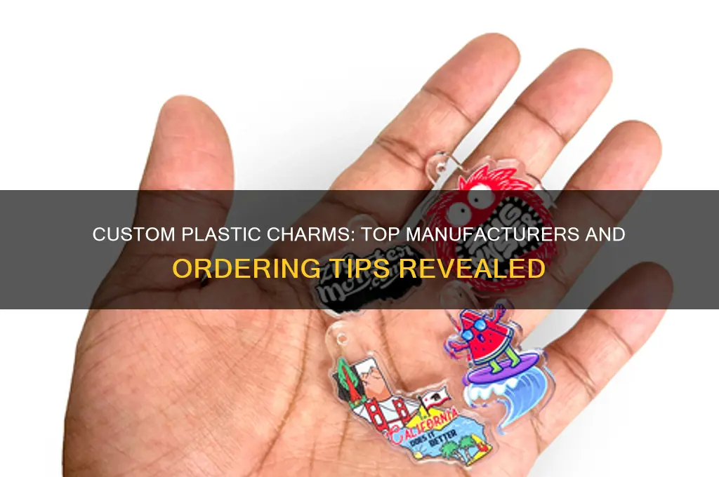where to get plastic charms made