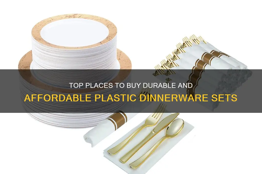 where to get plastic dinnerware