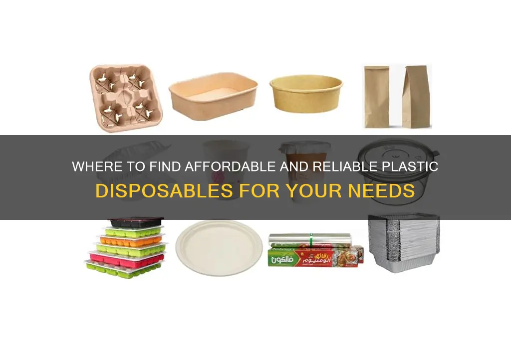 where to get plastic disposbel