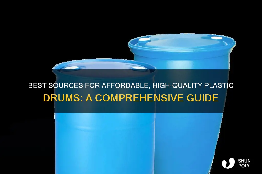 where to get plastic drums