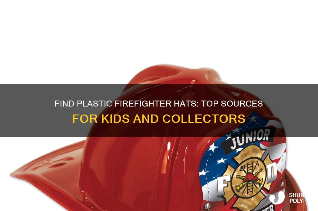 where to get plastic firefighter hats