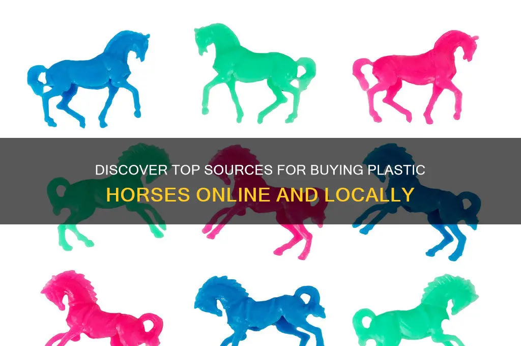 where to get plastic horses