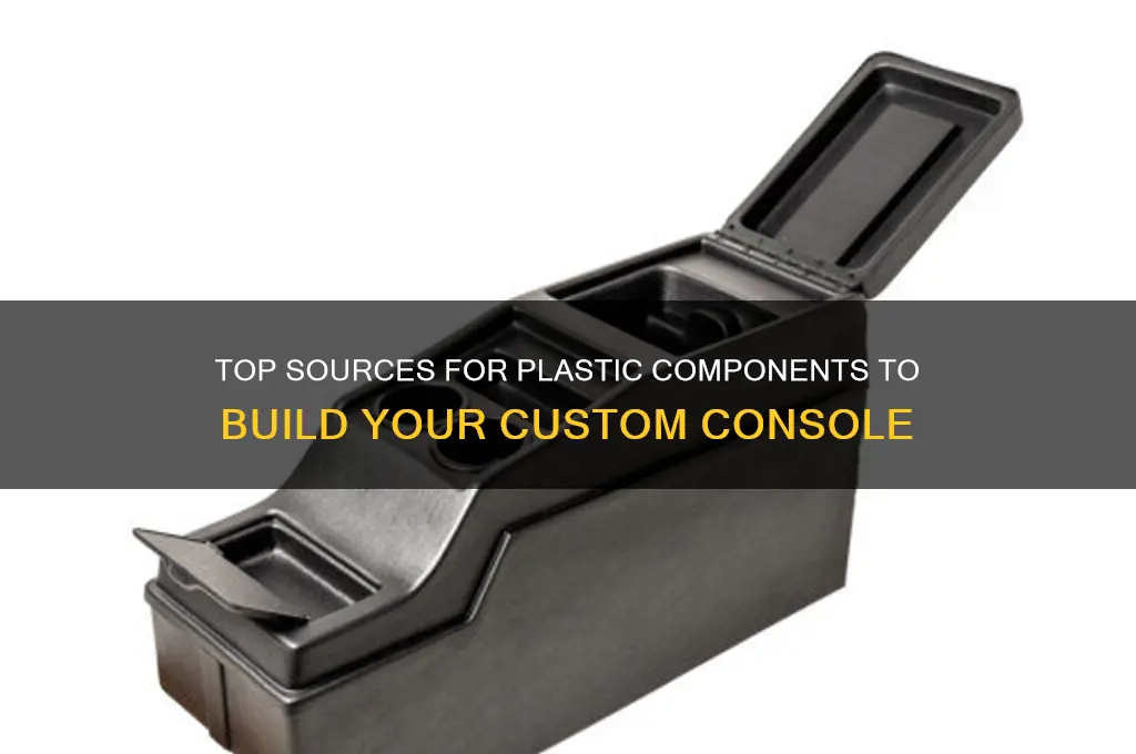 where to get plastic items for building conslole