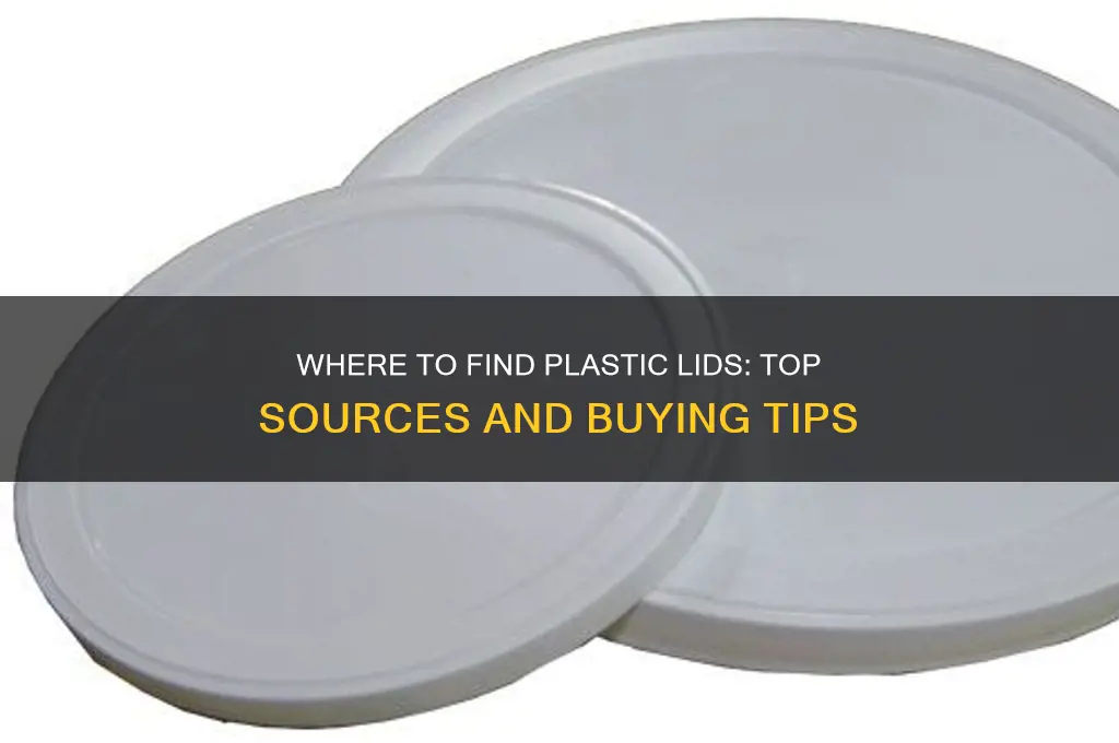 where to get plastic lids