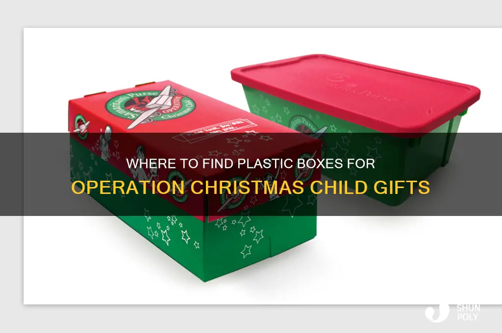 where to get plastic operation christmas child plastic boxes